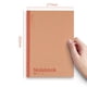 thumbnail image 4 of 10 Pack Diario Cuaderno , Wrapt Cover Writing Diario Asunto Cuadernos para Viajeros, Y Oficina, A5 B5 B5 60 Página, 4 of 9