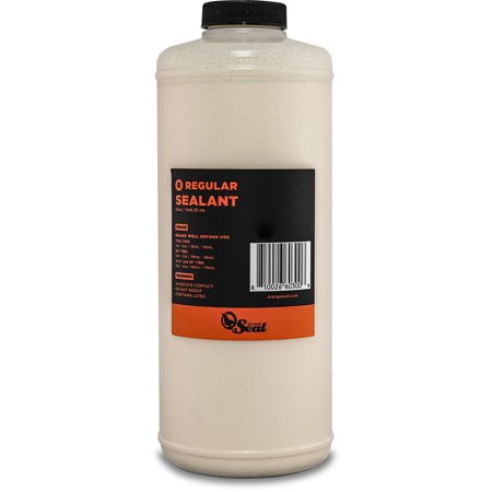 Orange Seal - Formule Régulière Scellant pour Pneus de Vélo Sans Chambre / Scellement Rapide jusqu'à 1/4 Pouces" de Crevaison / pour Pneus de Vélo de Montagne, de Route, de Cx et de Gravier / Recharge de 32 Oz