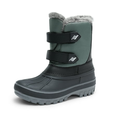 

DREAM PAIRS Boys & Girls Winter Zip Snow Boots Outdoor Warm Waterproof Sport Snow Boot DUCKO