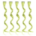 thumbnail image 2 of 5 Pcs Longs Cheveux Bouclés, Extension de Cheveux Élégante Cheveux Colorés avec Clip Coloré pour Femmes Filles, 2 of 8
