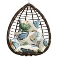 thumbnail image 5 of Eurhowing Hanging Egg Chair Cushion with Headrest & Armrest, 4" Thick Waterproof Non-Slip Swing Chair Pad, Outdoor Cushions for Patio Furniture (Hawaiian), 5 of 8