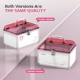 thumbnail image 7 of Glosen Medicine Lock Box with Key,Pink,8.46 * 5.87 * 5.51 Inch,Locked Medicine Box with Child Safe Lock, 7 of 7