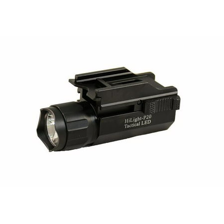 HiLight P20 Pistol Flashlight 2017 Edition Max 500 Lumen Dual Switch Light Quick Release /w (Best Handgun With Safety Switch)