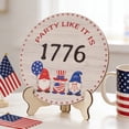 thumbnail image 4 of Beautynvta Patriotic Tabletop Decor, Red White Blue Independence Day Wooden Ornament for 4th of July 250th Anniversary Memorial Day Home Table Centerpiece Decor, 4 of 6