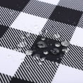 thumbnail image 6 of Coolmee Black&White Checkered Buffalo Plaid Tablecloth, Wipeable Washable Waterproof, Polyester Rectangle Tablecloth Outdoor and Indoor，52 x 52 inches, 6 of 7