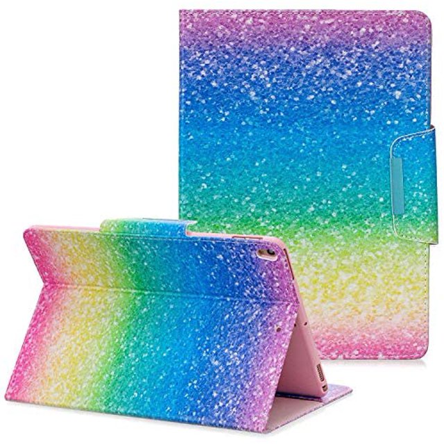 USTY Case for iPad 10.2" 2019 - Slim Folio Stand Premium PU Leather Case with Auto Wake/Sleep, Pencil Holder Protective