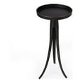 thumbnail image 2 of Home Square Large Pedestal Side Table in Black Finish - Set of 2, 2 of 6