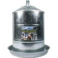 thumbnail image 2 of Millside Industries 064033 3 gal Double Wall Cone Top Galvanized Poultry Wall Fount, 2 of 2