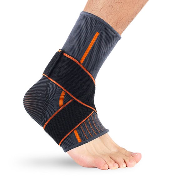 Foot Sleeve with Compression Wrap, Ankle Brace For Arch, Ankle Support, Football, Basketball