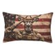 thumbnail image 1 of Balery Patriotic Deer Soldier Salute Funda de Cojín Estampada, Regalos para Mujeres, Regalos de Amor para Ella, Regalos para Novia o Esposa, Funda de Almohada-14"x20", 1 of 6