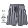 thumbnail image 4 of Loose Fit Men's Summer Shorts Fashionable Five Point Stretch Shortsღ, 4 of 8