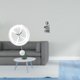 thumbnail image 2 of Adorno De Reloj De Pared Acrílico Con Grandes Números Arábigos Y Figura De Buda Guan Yin, Escultura Feng Shui Para Cocina, Estudio, Pasillo, Centro De Mesa, Decoración Silenciosa Y Ligera., 2 of 8
