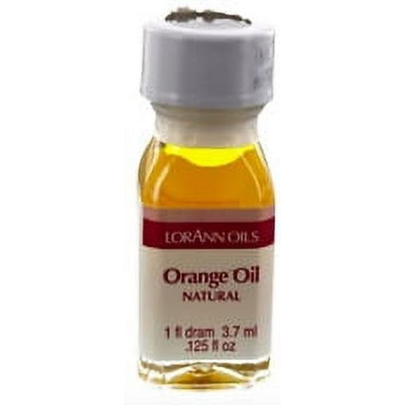 Lorann Oils Orange 1 Dram Super Strength Flavor Extract Candy Baking Includes 1 Dram Dropper And Recipe Card