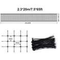 thumbnail image 2 of 7.5 ft. x 65 ft. Plastic PP Stretch Net Deer Net Protective Net Fence Net Household(30 ties), 2 of 6