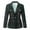Army Green, variant on Women Business Attire Long Sleeve Suit Collar Slimming Cardigan Double Breasted Suit Coat Tops Jacket