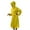Yellow, variant on Womens And Mens Hooded Fleece Robe Soft Plush Bathrobe for Couples Fluffy Cute Long House Coat Yellow