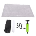 thumbnail image 1 of Alfombrilla para rompecabezas que aumenta la fricción y evita resbalones, almohadilla de fieltro enrollable para rompecabezas con bolsa de almacenamiento de bomba inflable, color gris, 1 of 9