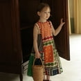 thumbnail image 5 of ATOGUTA Kid Dresses Sleeveless Summer Dress Kids Casual Crewneck Loose Beach Dresses Size 3T-13, Multicolor, 5 of 6
