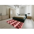 thumbnail image 5 of Ahgly Company Machine Washable Indoor Rectangle Transitional Light Coral Pink Area Rugs, 6' x 9', 5 of 7