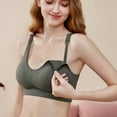 thumbnail image 5 of Borniu Nursing Bras Ladies Traceless Comfortable Breathable No Steel Ring Front Buckle Breastfeeding Bra Woman Underwear, 5 of 9
