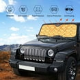 thumbnail image 5 of Kdxio Flowe Chicken Print Front Windshield Sun Shade,Folding Auto Sunshade for Car Truck SUV-, 5 of 7