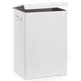 thumbnail image 2 of Bouclair White Foldable Hamper Large, 2 of 6