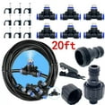 thumbnail image 1 of Mosiee Outdoor Misting Cooling System: 20Ft50Ft Easy-Install Fan, 1 of 8