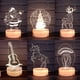 thumbnail image 2 of Lámpara 3D de amor romántico, luces de noche Led de acrílico, lámpara de mesa para niños, luces de señal de neón de navidad, regalos de cumpleaños del Día de San Valentín, 2 of 4