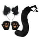 thumbnail image 5 of Tail Set Disfraz  Choker Lolita Gothic Set para Negro Hugo  Disfraces de cosplay de orejas de zorro, 5 of 6