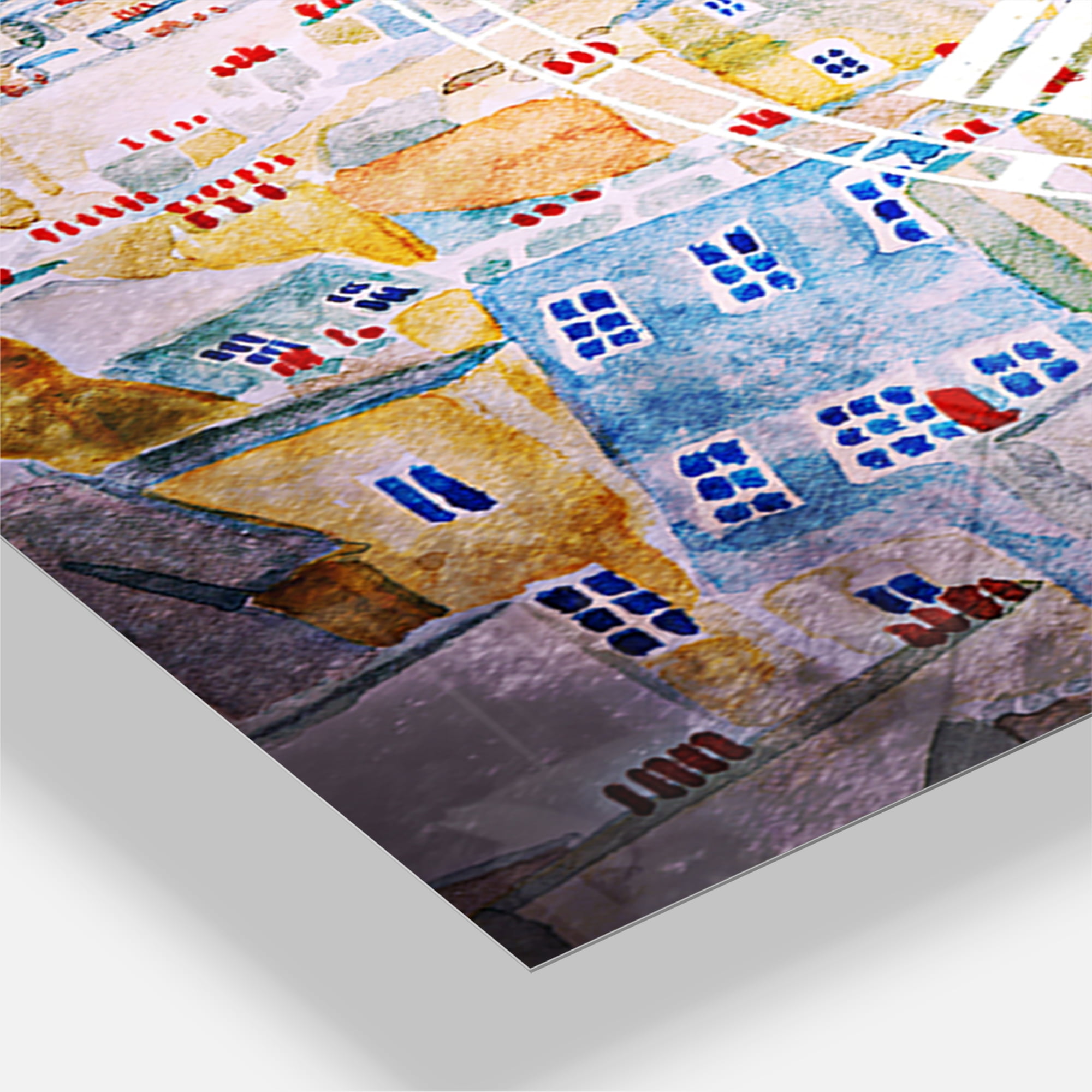 Designart 'City of Paris' Mediterranean Wall Clock