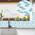 thumbnail image 5 of Nanoei Wall Stickers | Waterproof Self-Adhesive Tile Stickers (20Cmx10Pcs) - Kitchen Bathroom Backsplash, Diy Peel-And-Stick Upgrades for Cabinets & Countertops, Mosaics Creative 3D Tile Stickers, 5 of 6