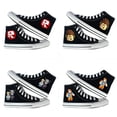 thumbnail image 2 of Roblox-zapatos de lona deportivos informales de dibujos animados para estudiantes, zapatillas de tablero con cordones, regalo de cumpleaños y Navidad, 2 of 5