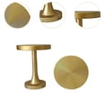 thumbnail image 6 of Esquirla 2 Pieces Curtain Holdbacks Decorative Curtain Holders Wall Mounted, Drapery Tieback Hooks Metal Drape Holder for Office Hotel Gold, 6 of 8