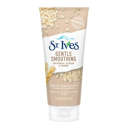 St. Ives Gentle Smoothing Face Scrub and Mask Oatmeal 6 (The Best Face Scrub For Sensitive Skin)