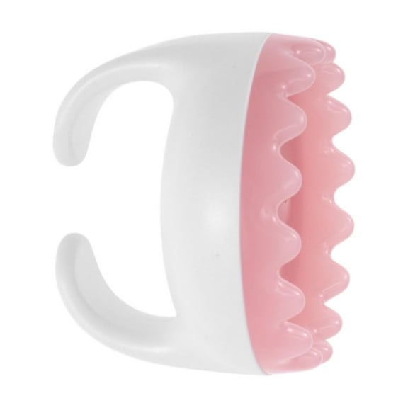 Unique Bargains 1 Pc Comfortable Multifunctional Body Massage Brush 2.95"x2.36" Pink