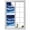 Blue, variant on Navy Blue Ombre Window Privacy Film, Modern Moire Abstract Art Luxury Static Cling UV Sun Blocking Heat Control Window Tint Day and Night, Non-Adhesive One Way Windows Privacy Cover 17.7''x39.3''
