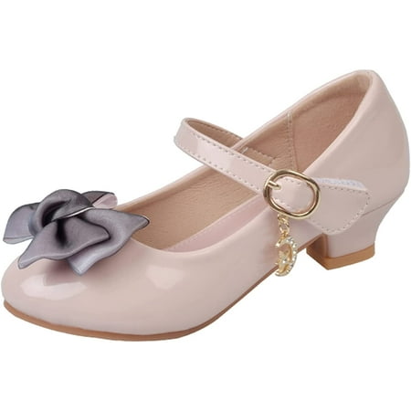 

Toddlers Dress Shoes for Girls Children Shoes with Single Shoes Fashion Leather Shoes Sneaker High Heels for Girls
