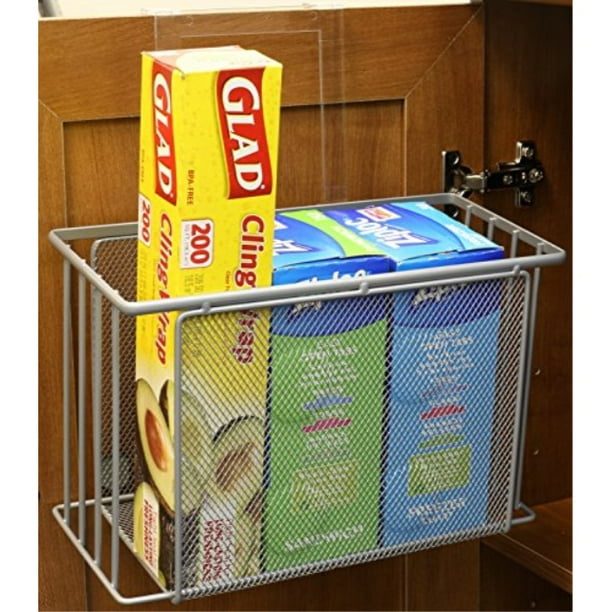 decobros over door organizer holder, silver