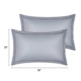 thumbnail image 5 of REGALWOVEN Velvet Pillow Cases Queen Size Set of 2, Pillow Covers with Zipper Closure Gray Queen, 5 of 7