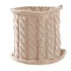 thumbnail image 4 of Gorro de lana monocromático para niños, gorro, bufanda, guantes, conjunto de tres piezas, gorro para niños (caqui), 4 of 5