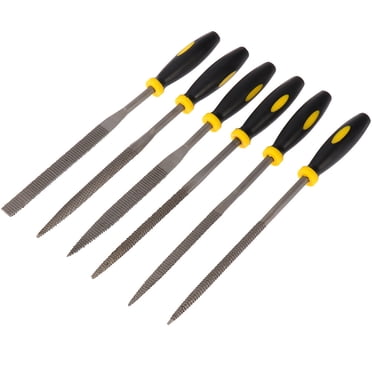 SOPOTUTU 6Pcs Wood Rasp Files with Comfortable Anti Skid Handles for Shaping Wood and Plastics