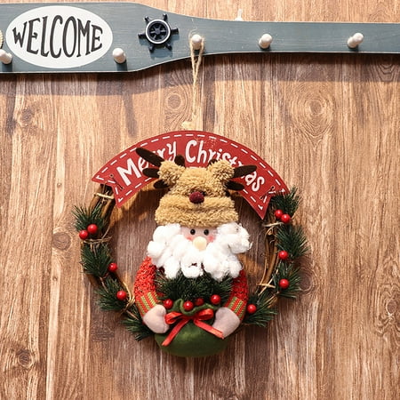 

lystmrge Whimsical Christmas Tree Picks Home Ornaments Christmas Hummingbird Glass Ornaments Christmas Wreath Door Hanging Shop Window Christmas Decorations Multi Pattern Doll Wreath Pendant