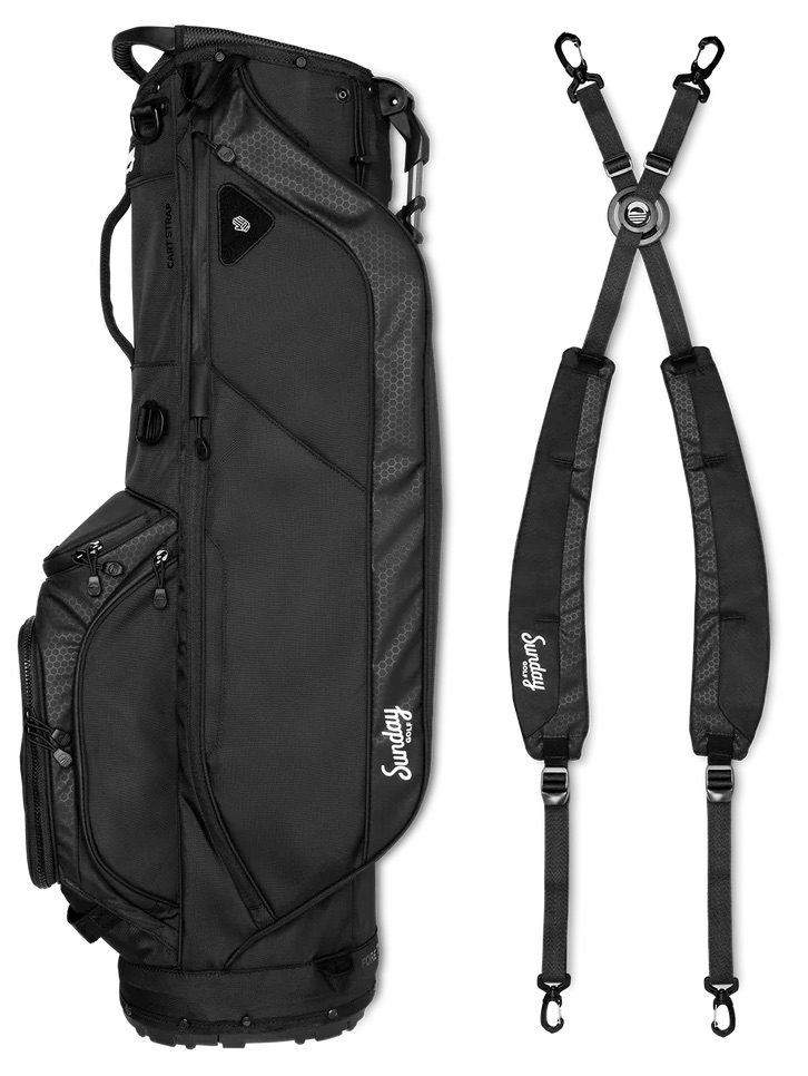 Sunday Golf Ryder Stand Bag Matte Black