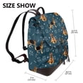thumbnail image 2 of Easygdp German Shepherd Dog Mochila de Cuero para Mujeres, Bolso de Hombro, Bolsos de Mano de Moda para Trabajo y Viajes, 2 of 4