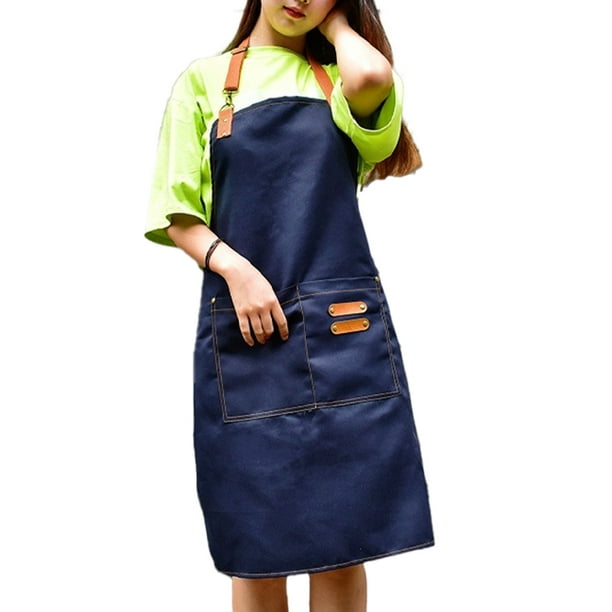 1 Uds delantal cocina hogar impermeable antimanchas toallitas manos impermeables antimanchas algodón denim tamaño grande