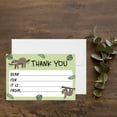 thumbnail image 2 of Koyal Wholesale Kids Fill in the Blank Thank You Cards - 20 Cards Including Envelopes Sloth, For Party Guests, 2 of 5