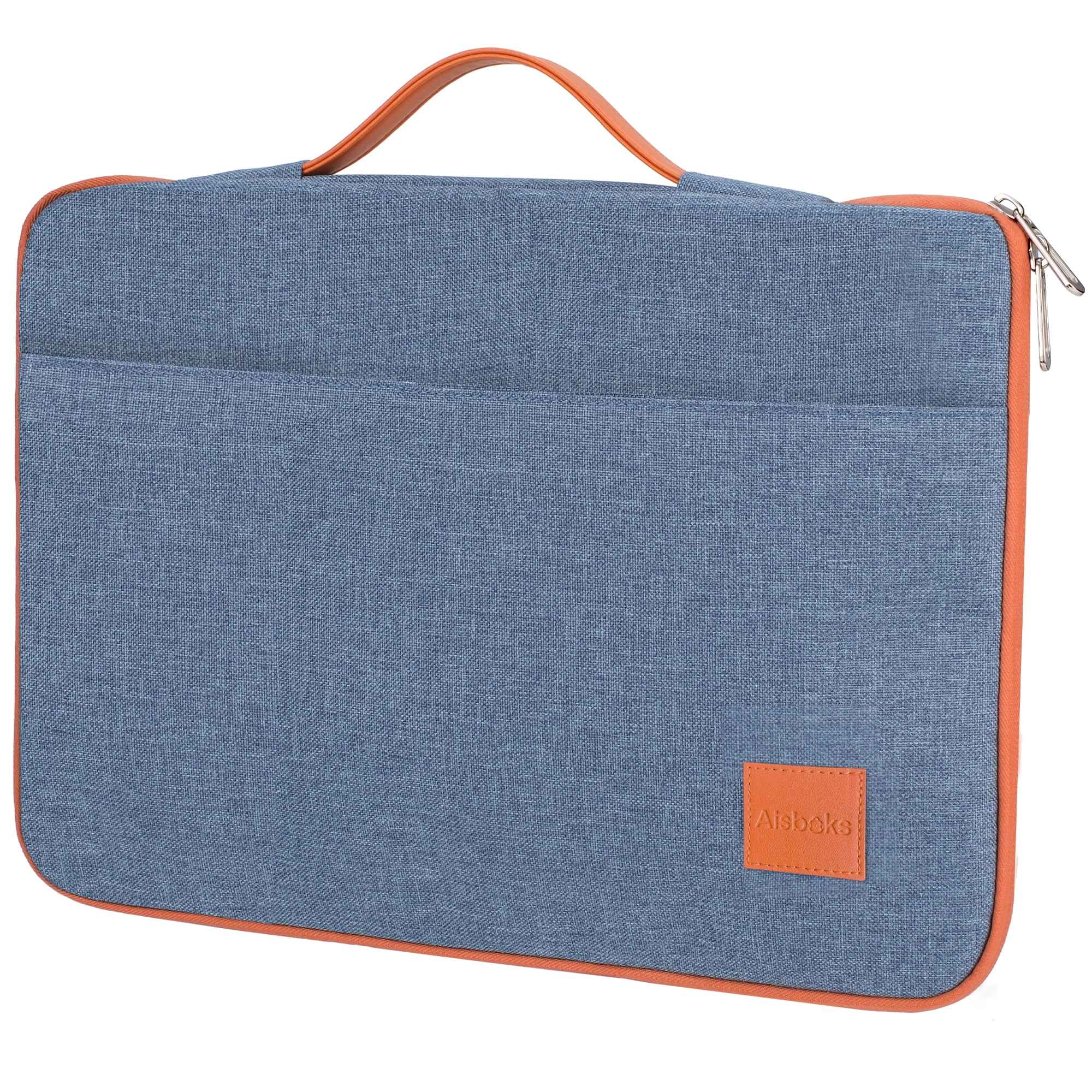 Laptop Sleeve 15.6''-17'',Zipper Laptop Bag 16'',Laptop Case Compatible with Apple MacBook,HP,Dell,Acer,Asus Notebook,Shockproof Soft Padded Cover Carrying Computer Bag,Denim Blue
