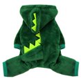 thumbnail image 1 of CAROOTU Pet Clothes Soft Dinosaur Transfiguration Dogs Shirt Classic Cute Fun Comfortable Clothes For Dog, 1 of 7