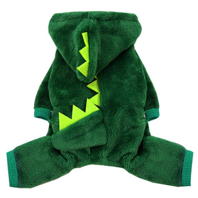CAROOTU Pet Clothes Soft Dinosaur Transfiguration Dogs Shirt Classic Cute Fun Comfortable Clothes For Dog