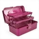 thumbnail image 1 of Caja de Almacenamiento de Herramientas para Manualidades y Color Rosa Brillante, Caja de Herramientas de Transporte Apilable de 3 , Caja de Costura, Organizador para Arte, 1 of 5